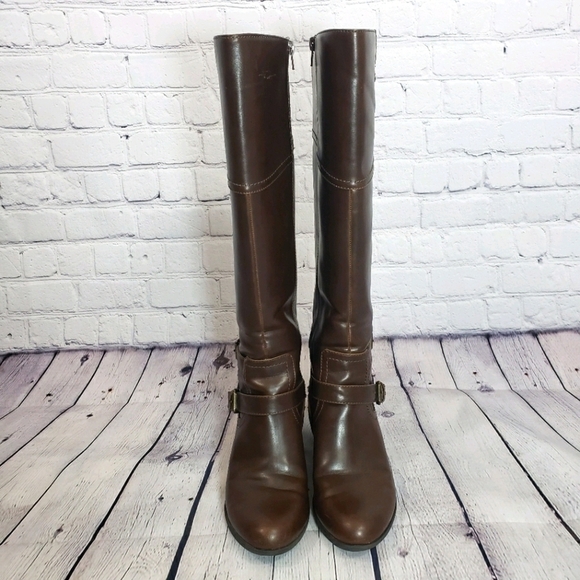 INDIGO RD. Irsalma Knee High Boots Brown Size 9.5 - Picture 12 of 16